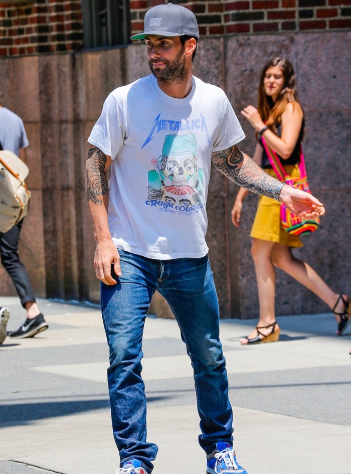 Adam Levine s Designer Denim Style. BeSpoke Jeans Blog