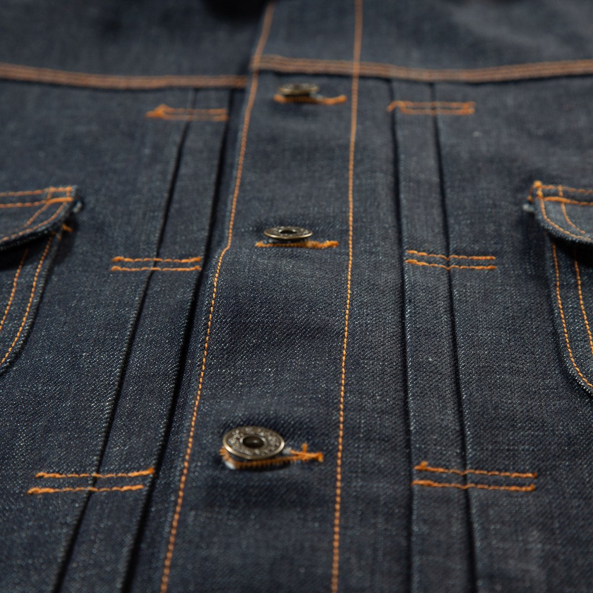 RAW Selvedge Signature Denim Jacket for Men (Limited Quantity Premium Denim)